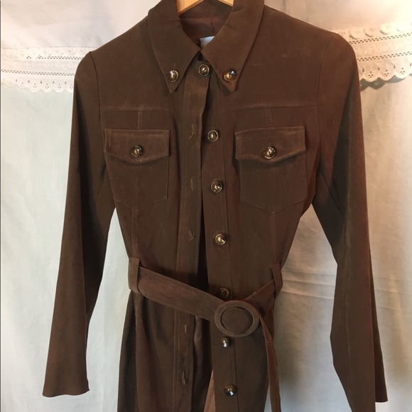 Brown fashion coat - Picture 2 of 7